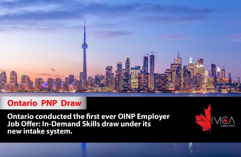 Ontario PNP Draw IMCA Consultancy